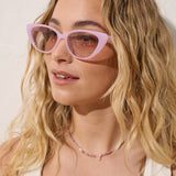 Cassie Cat-Eye Sunglasses in Lilac