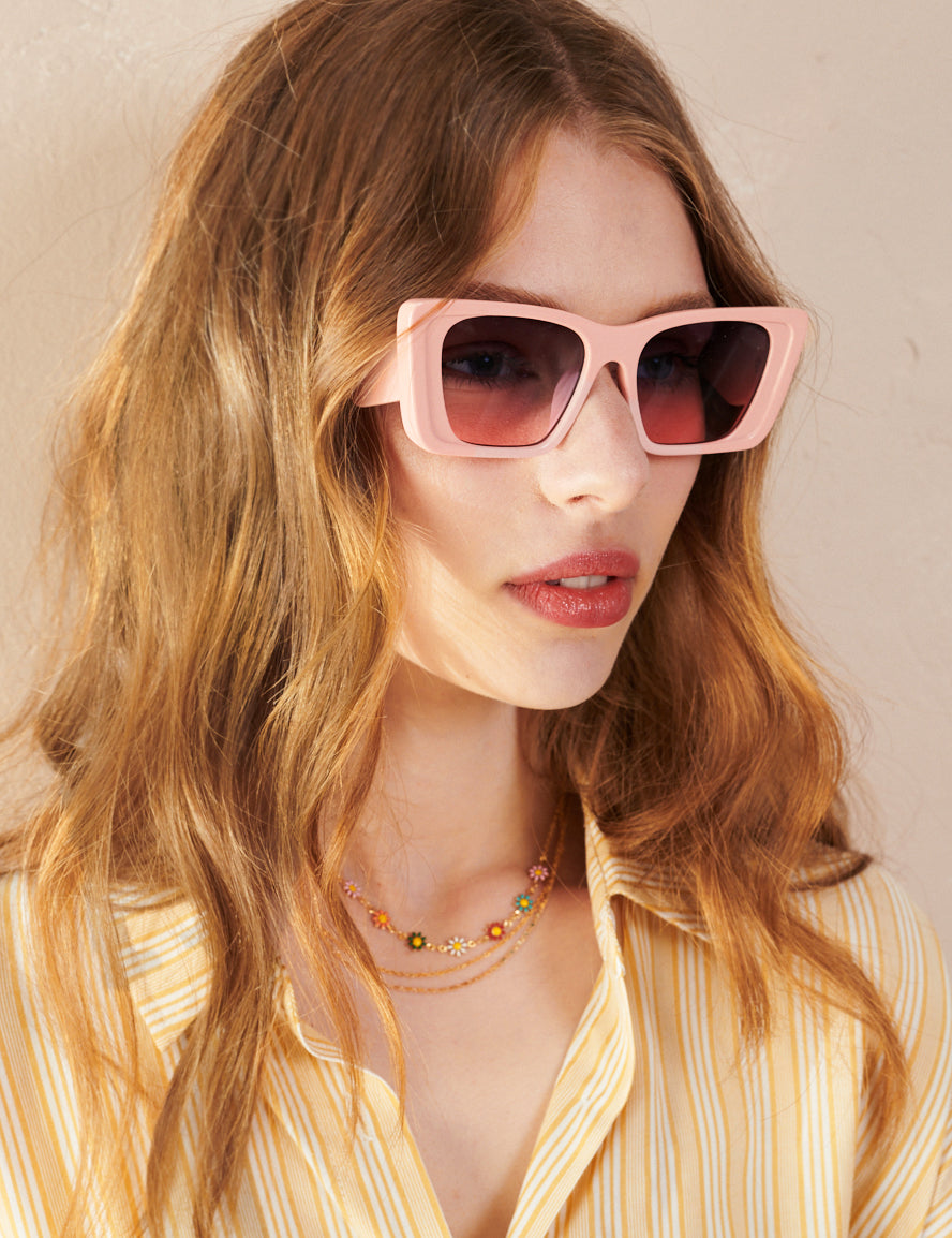 Lou Oversized Cat-Eye Sunglasses