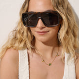 Retro Oversize Square Sunglasses in Tort