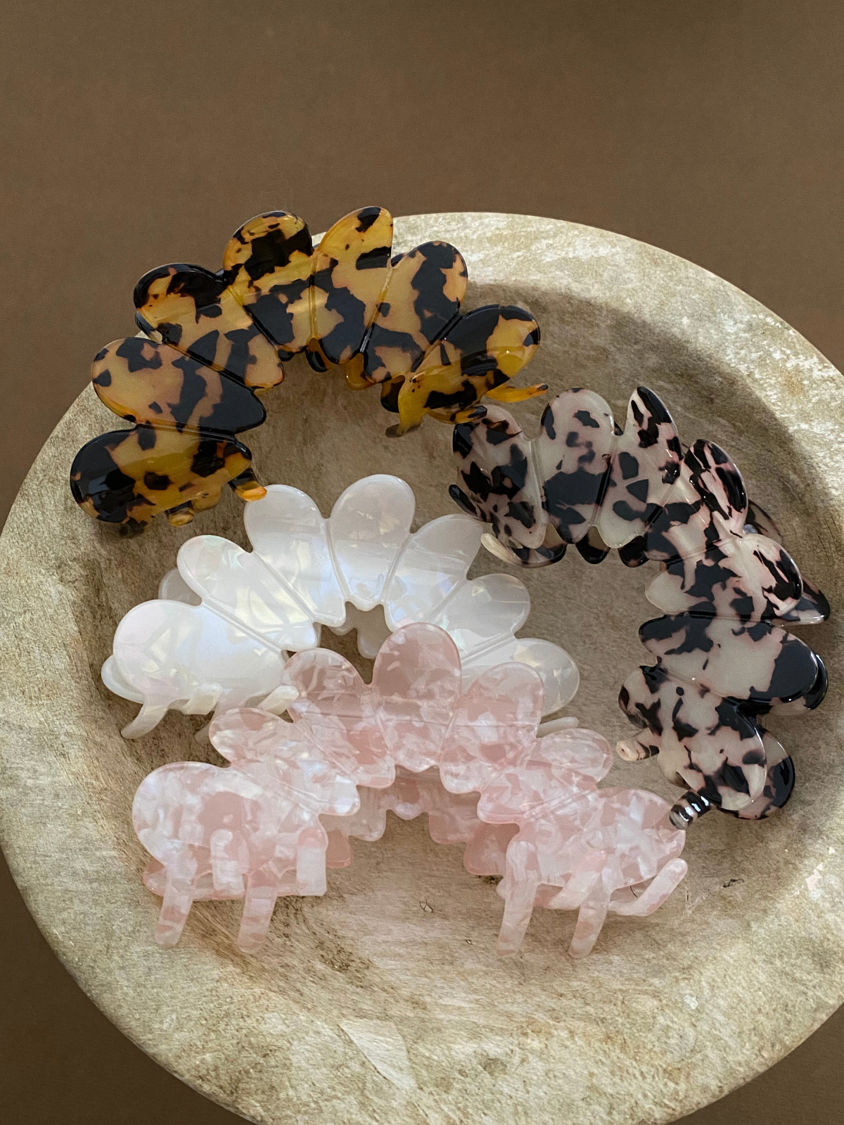 Bubble Hair Claw Clips (4col)