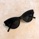 Mielli Cat Eye Sunglasses in Black