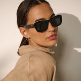 Tiarnie Retro Oval Sunglasses (2col)