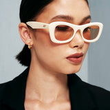 Tiarnie Retro Oval Sunglasses (2col)