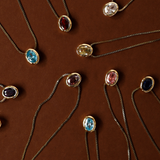 Aurora Birthstone 18K Gold Plated Necklace