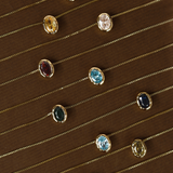 Aurora Birthstone 18K Gold Plated Necklace