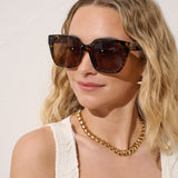 Maree Square Everyday Sunglasses in Tort