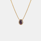 Aurora Birthstone 18K Gold Plated Necklace