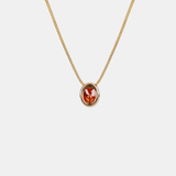 Aurora Birthstone 18K Gold Plated Necklace