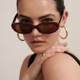 Mardi Oval  Retro Sunglasses (3col)