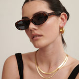 Mardi Oval  Retro Sunglasses (3col)