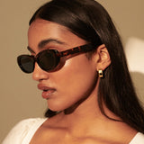 Mardi Oval  Retro Sunglasses (3col)