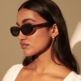 Mardi Oval  Retro Sunglasses (3col)