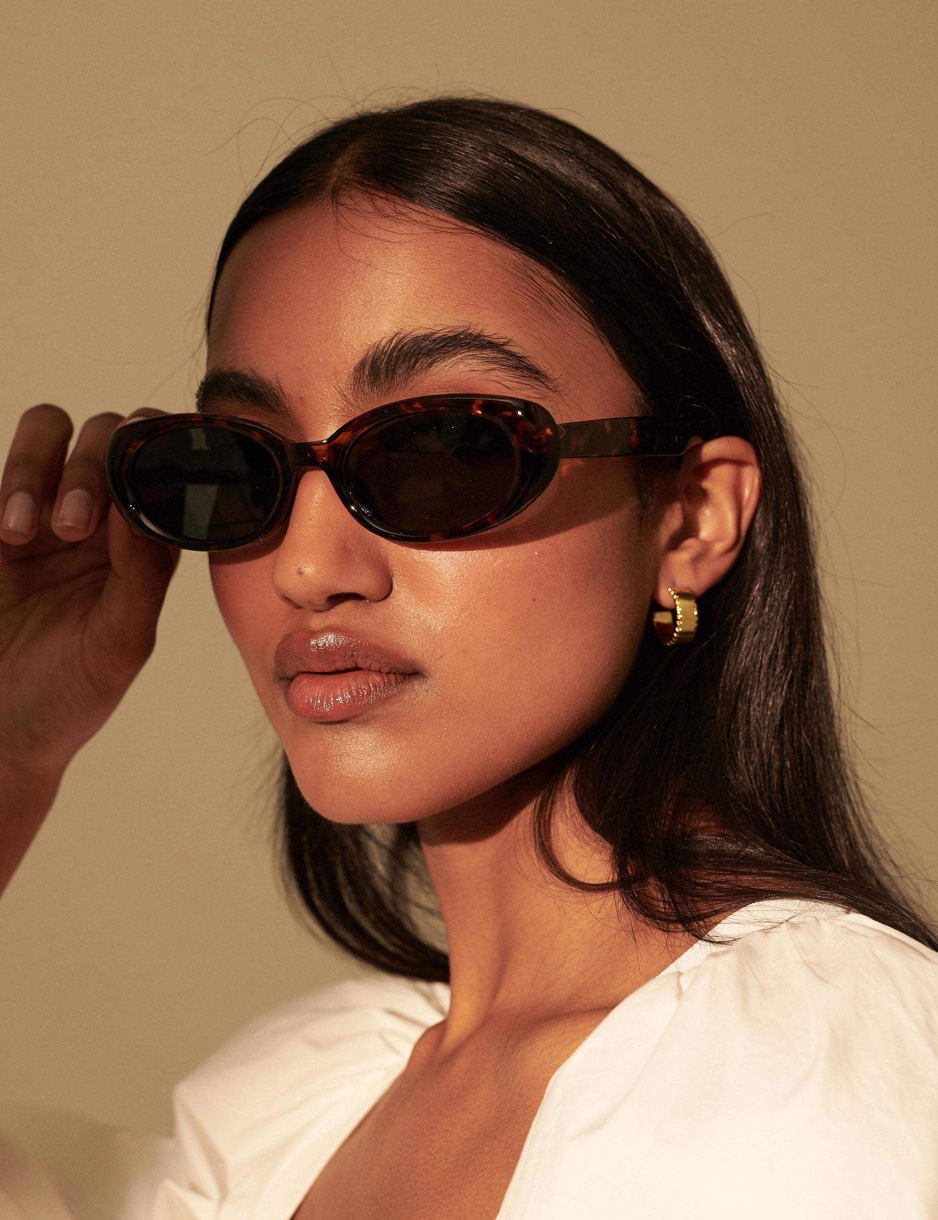 Mardi Oval  Retro Sunglasses (3col)