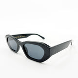 L&S Laila Square Frame Sunglasses in Black