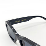 L&S Laila Square Frame Sunglasses in Black