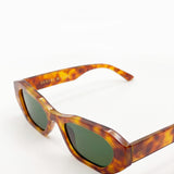 L&S Laila Square Frame Sunglasses in Tort