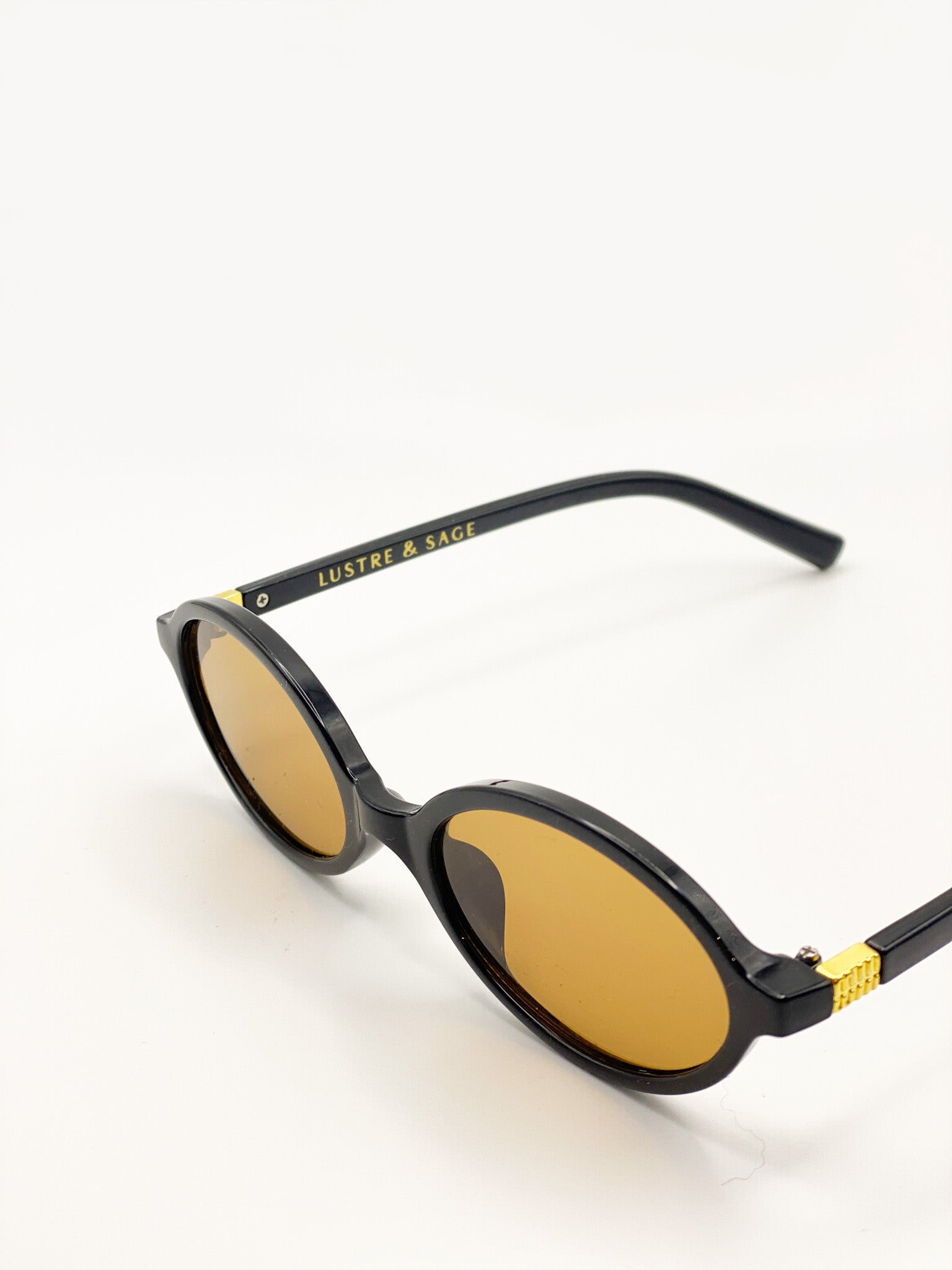 L&S Sezane Vintage Sunglasses in Brown