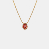 Aurora Birthstone 18K Gold Plated Necklace