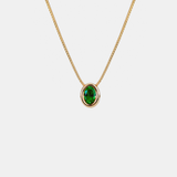 Aurora Birthstone 18K Gold Plated Necklace