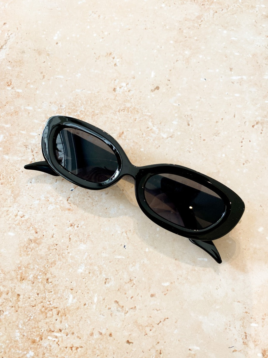 Cadie Oval Retro Sunglasses