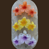 Triple Hawaiian Flower Claw Clip (All Restocked)