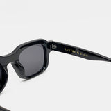 L&S Goutte Angular Sunglasses in Black