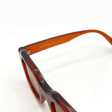 L&S Goutte Angular Sunglasses in Brown