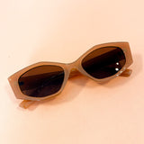 Simone Angular Sunglasses in Black