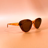 Abigail Cat-Eye Sunglasses in Brown