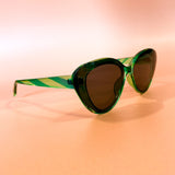 Abigail Cat-Eye Sunglasses in Brown