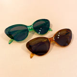 Abigail Cat-Eye Sunglasses in Brown