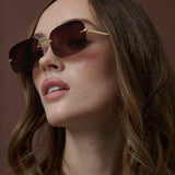 Balona Square Frameless Sunglasses