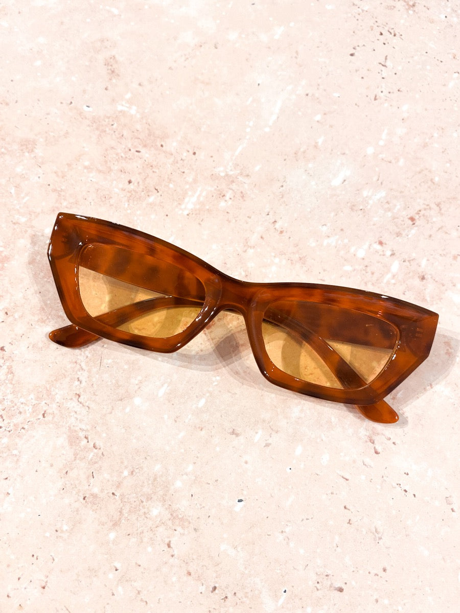 Nova Angular Cat-Eye Sunglasses