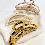 Cami Acrylic Metal Claw Clip (3col)
