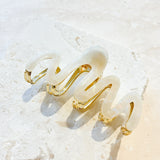 Wave Acrylic Metal Claw Clip (3col)