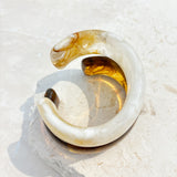 Joey Open Cuff Bangle in Stone