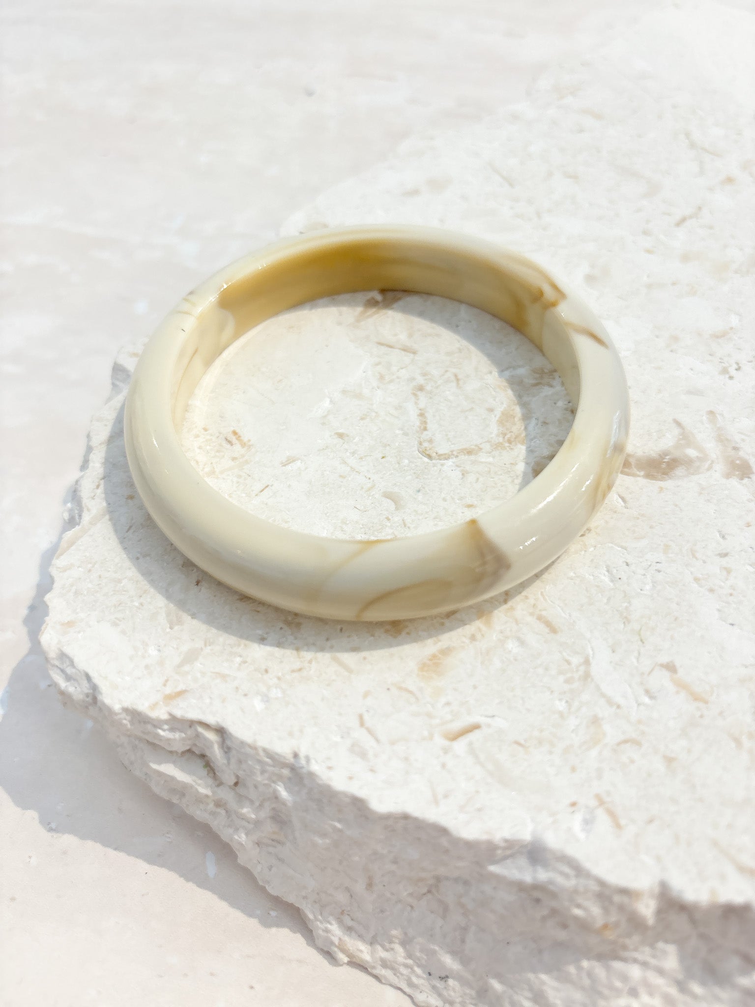 Forum Bangle in Stone