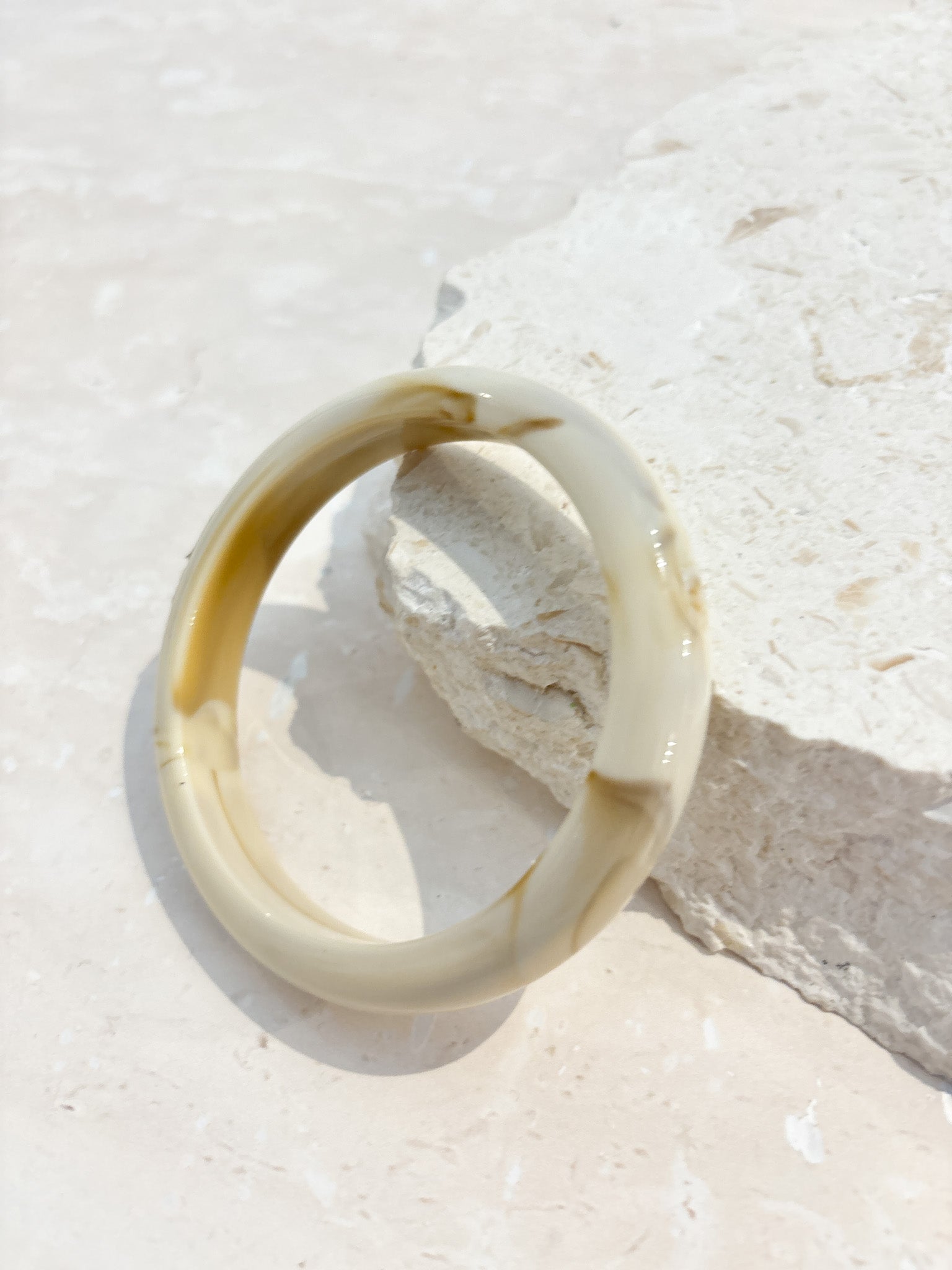 Forum Bangle in Stone