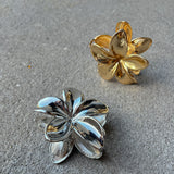 [Restocked] Hibiscus Metal Flower Claw Clips (2col)