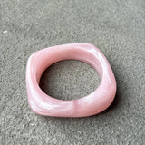 Angular Cuff Bangle in Pink