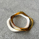 Wave Resin Bangle 2 Pack