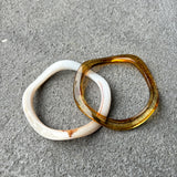Wave Resin Bangle 2 Pack