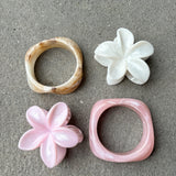 [Restocked] Hibiscus Resin Flower Claw Clips (3col)