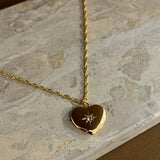 Melody Heart 18K Gold Plated Necklace