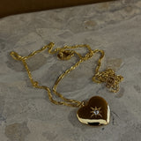Melody Heart 18K Gold Plated Necklace