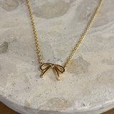Carri Bow 18K Gold Plated Necklace