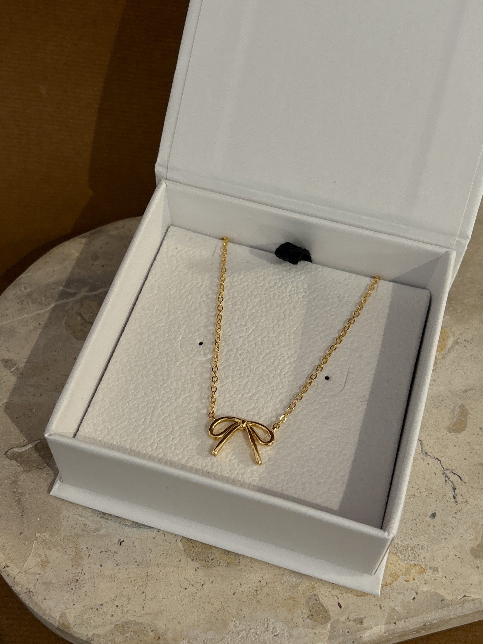 Carri Bow 18K Gold Plated Necklace