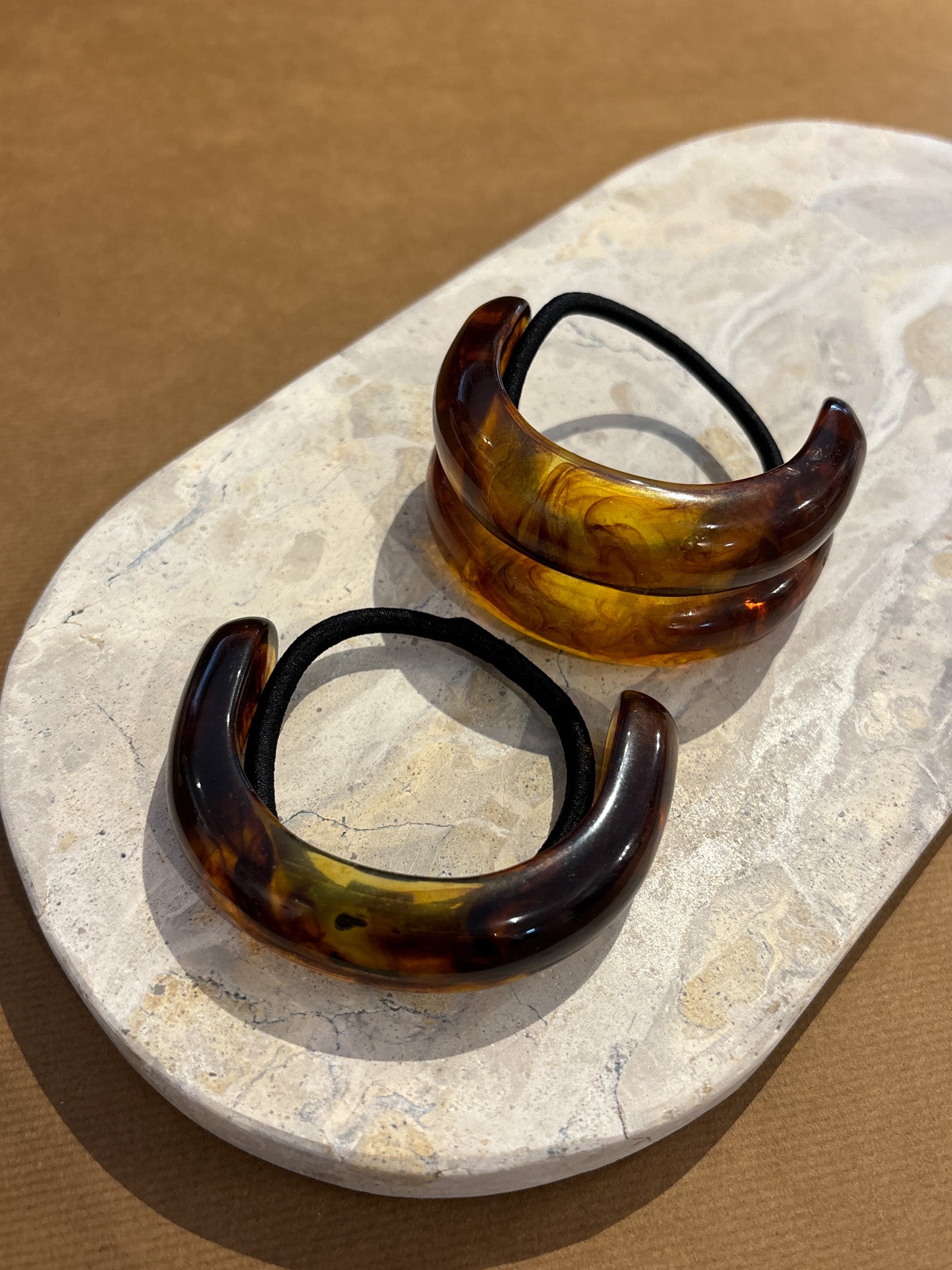 Crescent Resin Hair Cuff Tie (2col)