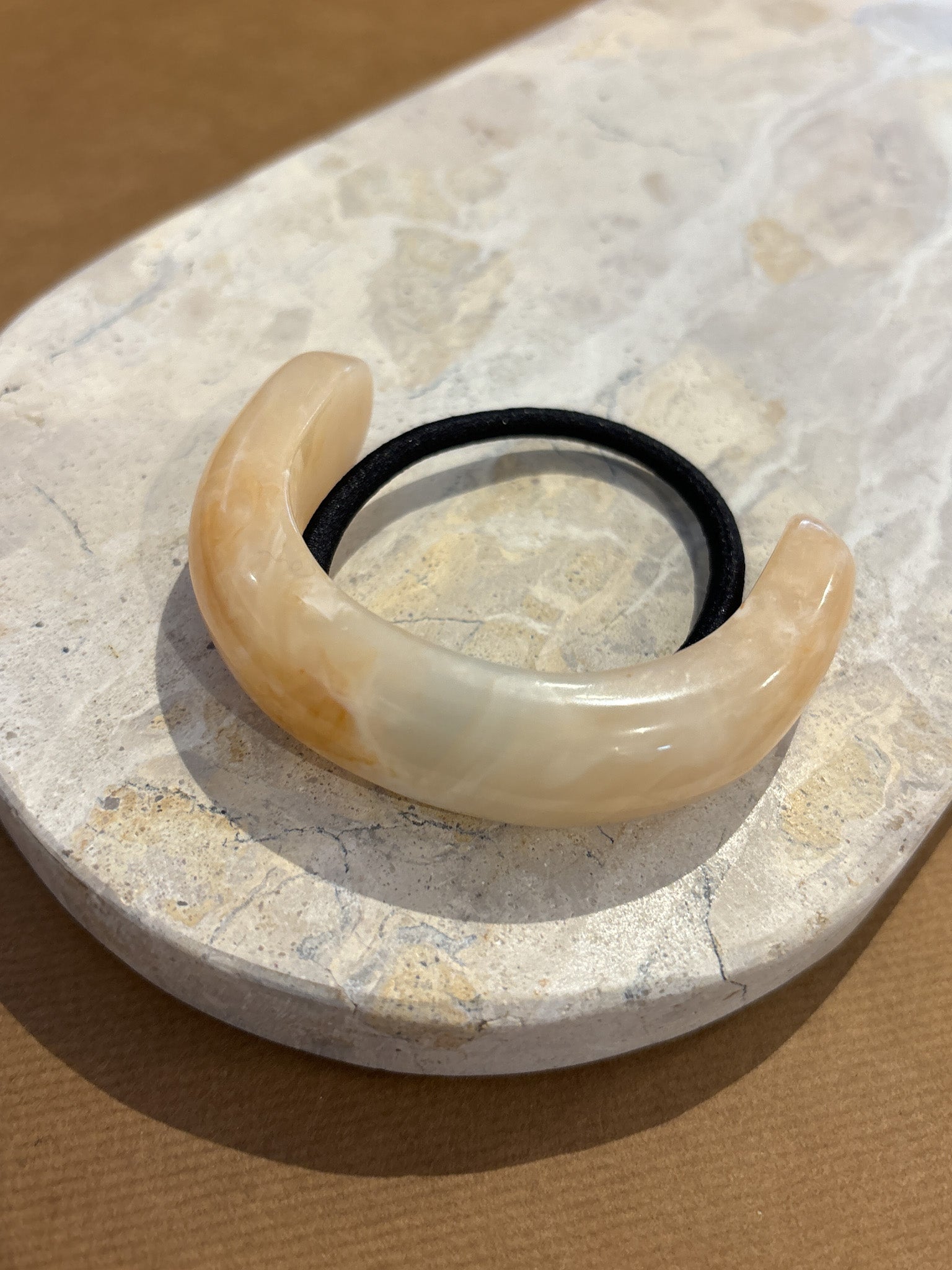 Crescent Resin Hair Cuff Tie (2col)