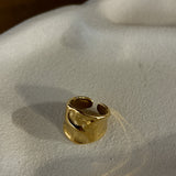 Hammered 18K Gold Plated Ring